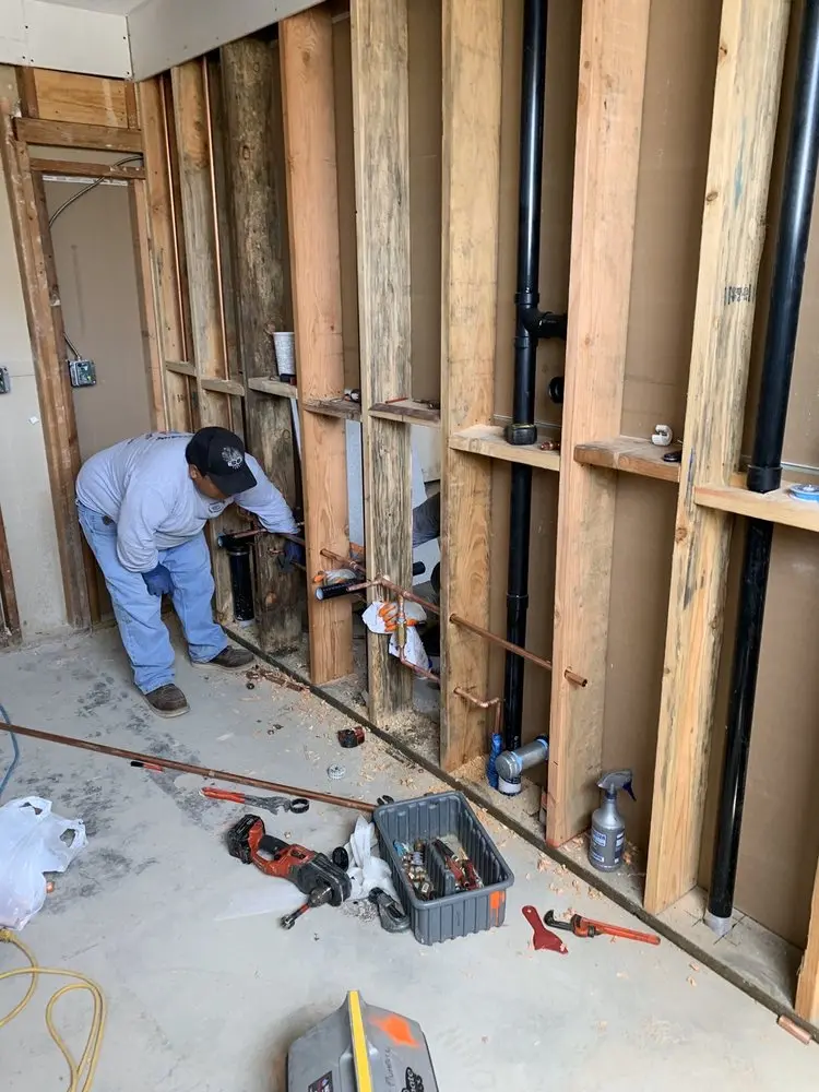 Commercial rough-in plumbing for Water Heater Replacement in Litchfield Beach